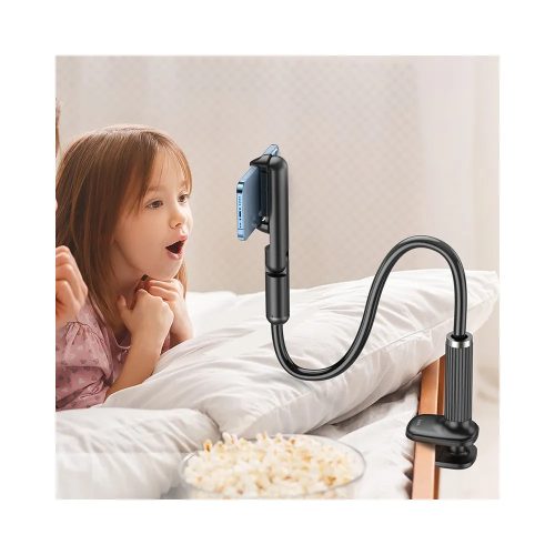 HOCO univerzális asztali telefontartó 4,5-7 méretű készülékhez - HOCO HD4 Lazy  Stand - fekete