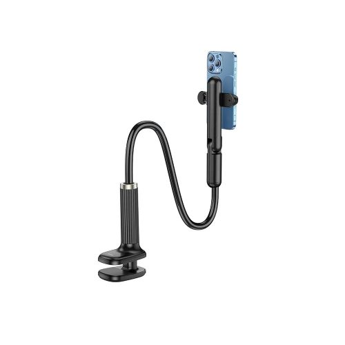 HOCO univerzális asztali telefontartó 4,5-7 méretű készülékhez - HOCO HD4 Lazy  Stand - fekete