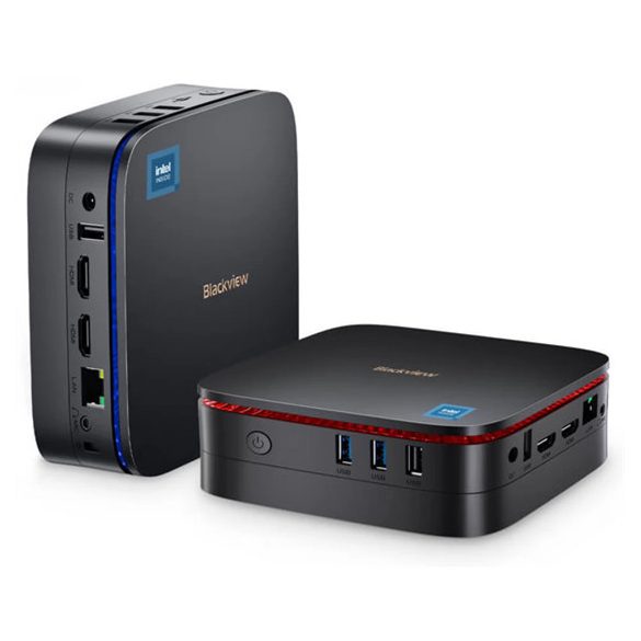 PCK Blackview MP60 (N5095) 16/512 Windows 11 Pro mini PC - fekete