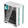 DeepCool Számítógépház - CC560 WHITE (fehér, ablakos, 4x12cm ventilátor, Mini-ITX / Mico-ATX / ATX, 1xUSB3.0, 1xUSB2.0)