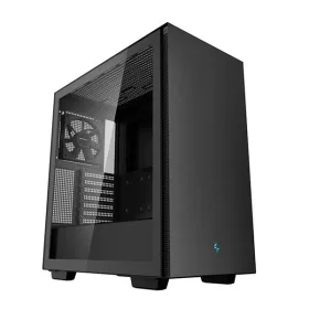   DeepCool Számítógépház - CH510 (fekete, ablakos, 1x12cm ventilátor, Mini-ITX / Mico-ATX / ATX / E-ATX, 2xUSB3.0)