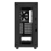 DeepCool Számítógépház - CH510 (fekete, ablakos, 1x12cm ventilátor, Mini-ITX / Mico-ATX / ATX / E-ATX, 2xUSB3.0)