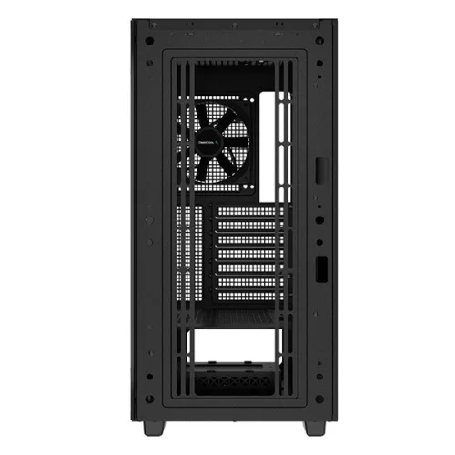 DeepCool Számítógépház - CH510 (fekete, ablakos, 1x12cm ventilátor, Mini-ITX / Mico-ATX / ATX / E-ATX, 2xUSB3.0)