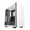 DeepCool Számítógépház - CH510 WH (fehér, ablakos, 1x12cm ventilátor, Mini-ITX / Mico-ATX / ATX / E-ATX, 2xUSB3.0)