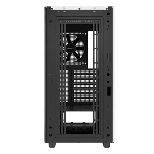 DeepCool Számítógépház - CH510 WH (fehér, ablakos, 1x12cm ventilátor, Mini-ITX / Mico-ATX / ATX / E-ATX, 2xUSB3.0)