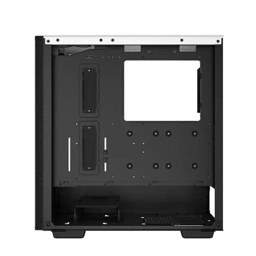 DeepCool Számítógépház - CH510 WH (fehér, ablakos, 1x12cm ventilátor, Mini-ITX / Mico-ATX / ATX / E-ATX, 2xUSB3.0)