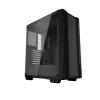DeepCool Számítógépház - CC560-100034 (fekete, ablakos, venti nélkül, Mini-ITX / Mico-ATX / ATX, 1xUSB3.0, 1xUSB2.0)