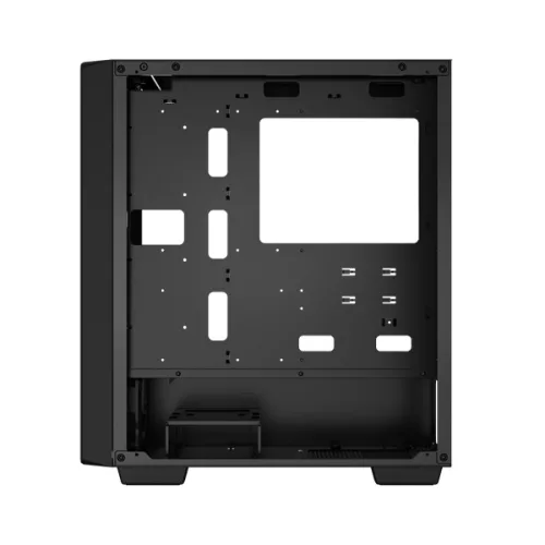 DeepCool Számítógépház - CC560-100034 (fekete, ablakos, venti nélkül, Mini-ITX / Mico-ATX / ATX, 1xUSB3.0, 1xUSB2.0)