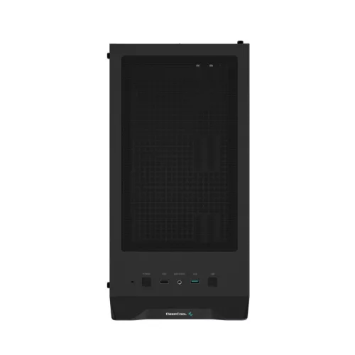 DeepCool Számítógépház - CC560-100034 (fekete, ablakos, venti nélkül, Mini-ITX / Mico-ATX / ATX, 1xUSB3.0, 1xUSB2.0)