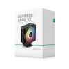 DeepCool CPU Cooler - AG400 BK ARGB V2 (31,6 dB; max, 128,93 m3/h; 4pin csatlakozó, 4 db heatpipe, 12cm, PWM)