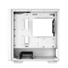 DeepCool Számítógépház - CC360 ARGB WH (fehér, ablakos, 3x12cm ventilátor, Mini-ITX / Mico-ATX, 1xUSB3.0, 1xUSB2.0)