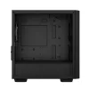 DeepCool Számítógépház - CC360 ARGB (fekete, ablakos, 3x12cm ventilátor, Mini-ITX / Mico-ATX, 1xUSB3.0, 1xUSB2.0)