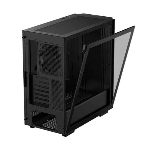 DeepCool Számítógépház - CH510 MESH DIGITAL (ablakos, 1x12cm ventilátor, Mini-ITX / Mico-ATX / ATX / E-ATX, 1xUSB3.0)