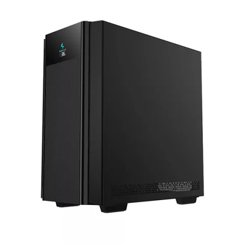 DeepCool Számítógépház - CH510 MESH DIGITAL (ablakos, 1x12cm ventilátor, Mini-ITX / Mico-ATX / ATX / E-ATX, 1xUSB3.0)