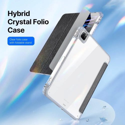Dux Ducis Unid Series tablet tok (Smart Case Pen) - Apple iPad Pro 11 (2024) - fekete/átlátszó