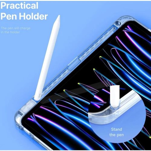 Dux Ducis Unid Series tablet tok (Smart Case Pen) - Apple iPad Pro 11 (2024) - fekete/átlátszó