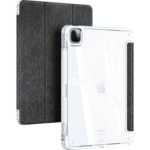 Dux Ducis Unid Series tablet tok (Smart Case Pen) - Apple iPad Pro 11 (2024) - fekete/átlátszó