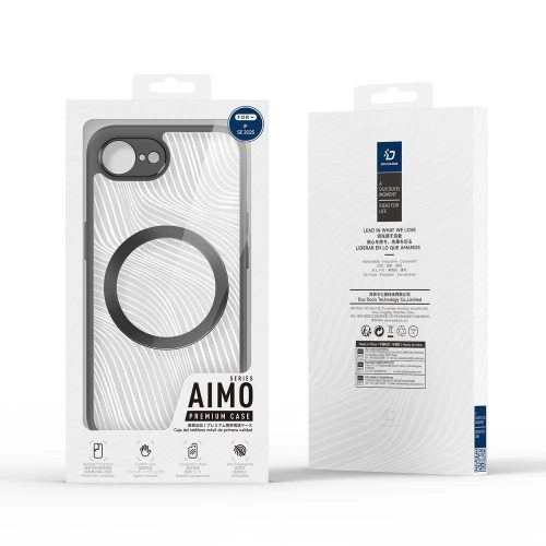 Dux Ducis Aimo Series tok - Apple iPhone 16e - fekete/átlátszó