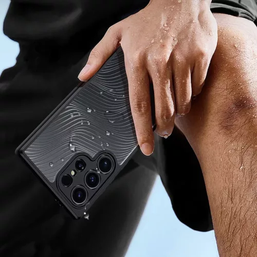 Samsung SM-S928 Galaxy S24 Ultra hátlap - Dux Ducis Aimo MagSafe Series - fekete/átlátszó