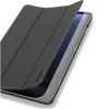 Samsung X510/X516B Galaxy Tab S9 FE 10.9 tablet tok (Smart Case) on/off funkcióval, Pencil tartóval - Dux Ducis Domo Series - fekete