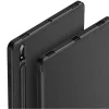 Samsung X810/X816B Galaxy Tab S9+ 12.4 tablet tok (Smart Case) on/off funkcióval, Pencil tartóval - Dux Ducis Domo Series - fekete