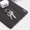 Samsung X810/X816B Galaxy Tab S9+ 12.4 tablet tok (Smart Case) on/off funkcióval, Pencil tartóval - Dux Ducis Domo Series - fekete