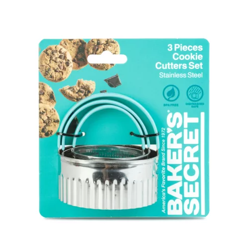 Baker's Secret Baker's Secret sütikiszúró készlet - rozsdamentes acél - 3 db / szett (BS40169)