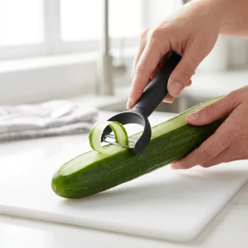 Baker's Secret Baker's Secret konyhai hámozó - rozsdamentes acél - 18 x 6,5 x 2,2 cm (BS41176)