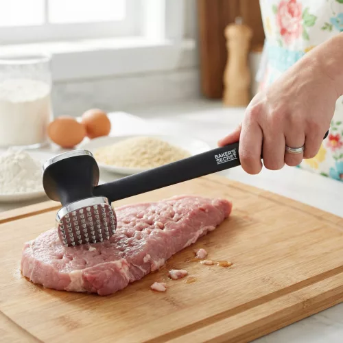 Baker's Secret Baker's Secret húsklopfoló - műanyag, cink - 24,5 cm (BS41297)