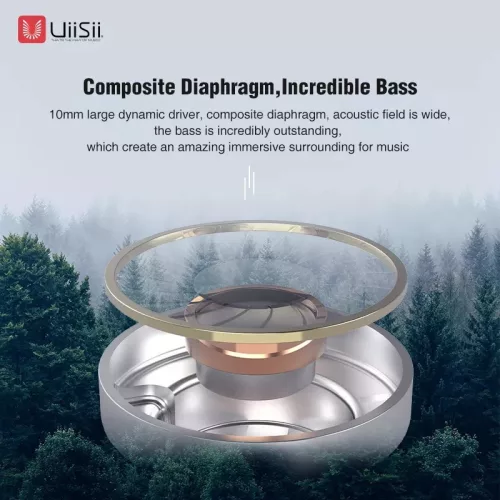 UiiSii Bluetooth sztereó headset v5.0 + töltőtok - UiiSii TWS27 True Wireless   Stereo Earphone - fehér