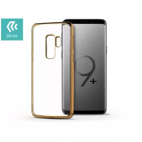  Samsung G965F Galaxy S9 Plus hátlap - Devia Glitter Soft - arany