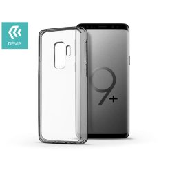   Samsung G965F Galaxy S9 Plus hátlap - Devia Shockproof - átlátszó/fekete