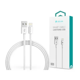  Devia USB - Lightning töltő- és adatkábel 2 m-es vezetékkel - Devia Smart Cable Lightning - fehér