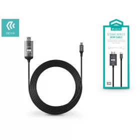   Devia USB Type-C - HDMI kábel 2 m-es vezetékkel - Devia Storm Series HDMI Cable - fekete