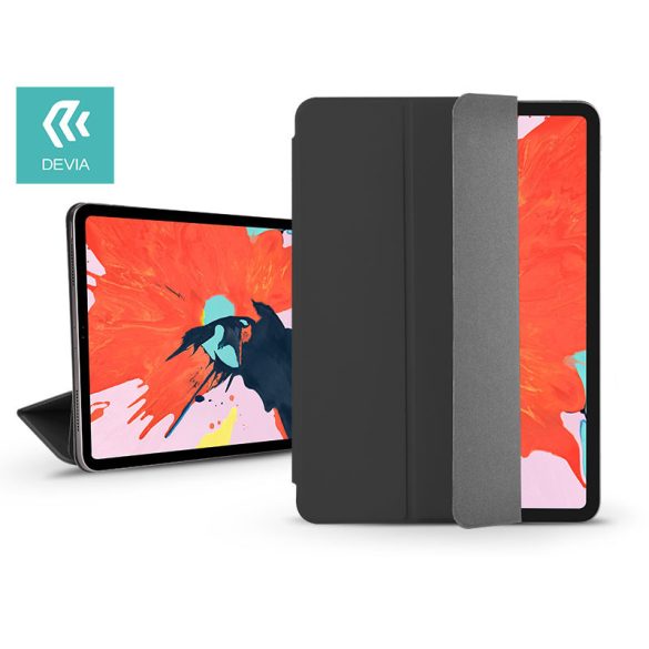 Apple iPad Pro 12.9 (2018) tablet tok (Smart Case) on/off funkcióval - Devia    Star Magnet - fekete