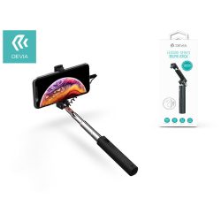   Devia Selfie Holder szelfi bot exponáló gombbal, Lightning csatlakozóval - DeviaLeisure Series Selfie-Stick - fekete