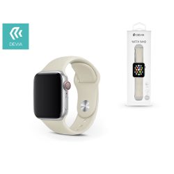   Apple Watch lyukacsos sport szíj - Devia Deluxe Series Sport Band - 38/40/41 mm -  stone