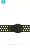 Apple Watch lyukacsos sport szíj - Devia Deluxe Series Sport2 Band - 42/44/45/49mm - fehér/fekete
