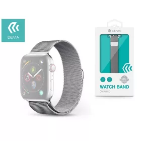   Apple Watch fém szíj - Devia Elegant Series Milanese Loop - 38/40/41 mm - ezüst