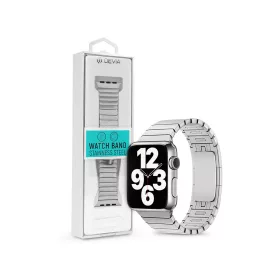   Apple Watch fém szíj - Devia Elegant Series Link Bracelet - 38/40/41 mm - ezüst