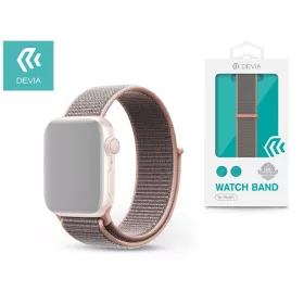   Apple Watch szövet sport szíj - Devia Deluxe Series Sport3 Band - 38/40/41 mm - pink sand