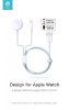 Devia mágneses töltőkábel Apple Watch órához + lightning kábel - Devia Smart    Series 2in1 Apple Watch Charging Cable - fehér