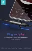 Devia USB Type-C + 3.5 mm jack adapter egyidőben történő töltéshez és           zenehallgatáshoz - Devia Smart Series Adapter Type-C + DC3.5 - ezüst