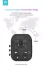 Devia többfunkciós globális hálózati töltő adapter (UK/EU/USA/USA/Japán/AU) -   Devia Global Multiple Function Charger - fekete