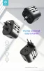 Devia többfunkciós globális hálózati töltő adapter (UK/EU/USA/USA/Japán/AU) -   Devia Global Multiple Function Charger - fekete