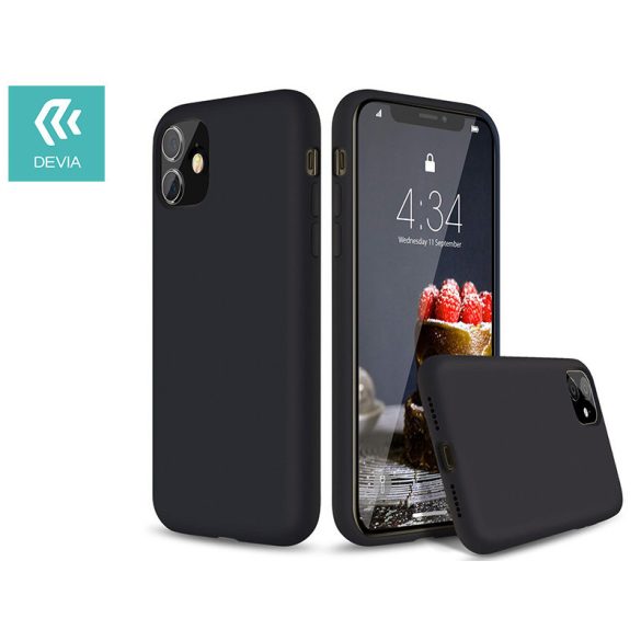 Apple iPhone 11 Pro szilikon hátlap - Devia Nature Series Case - fekete