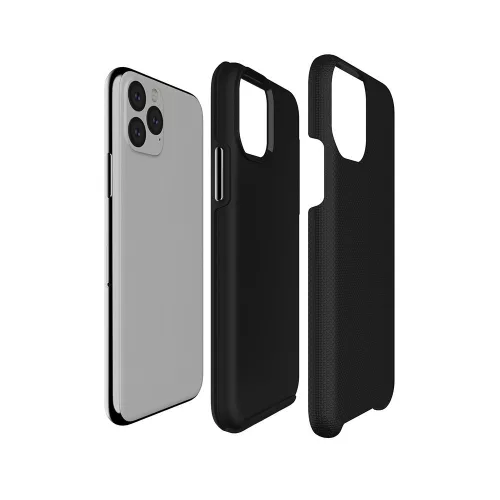 Apple iPhone 11 Pro Max ütésálló hátlap - Devia Kimkong Series Case - fekete