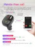 Devia Bluetooth FM-transmitter/szivargyújtó töltő - 2xUSB + MP3/WMA/WAV/Flac +  Pendrive/TF-kártyaolvasó - Devia Smart Series - fekete