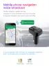 Devia Bluetooth FM-transmitter/szivargyújtó töltő - 2xUSB + MP3/WMA/WAV/Flac +  Pendrive/TF-kártyaolvasó - Devia Smart Series - fekete
