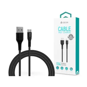   Devia USB - USB Type-C adat- és töltőkábel 1 m-es vezetékkel - Devia Gracious   USB Type-C Cable Fast Charge - 5V/2.4A - fekete